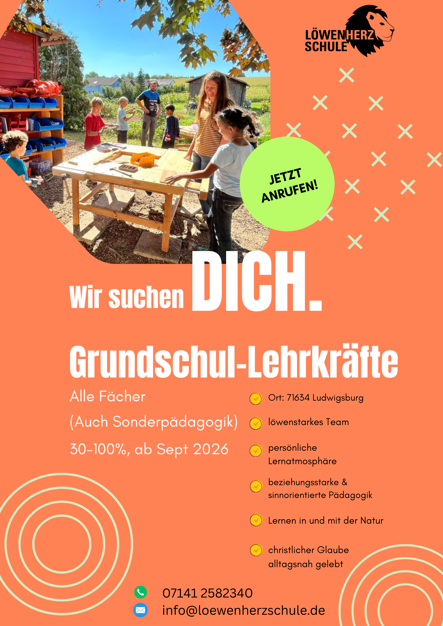 Anzeige Grundschul Lehrkräfte